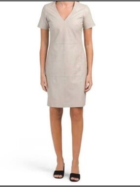 Bod & Christensen Demi Baby Breath Leather Women's Dress Size 12